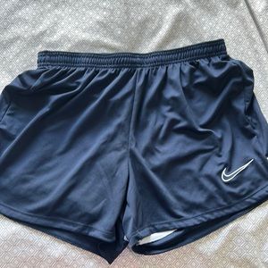Navy Nike Soccer Shorts